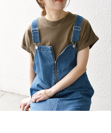 SHIPS any:〈抗菌防臭/洗濯機可能〉USAコットン フレンチスリーブ TEE