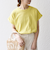 《一部追加予約》SHIPS any:〈抗菌防臭/洗濯機可能〉USAコットン フレンチスリーブ TEE