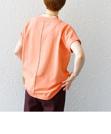 SHIPS any:〈抗菌防臭/洗濯機可能〉USAコットン フレンチスリーブ TEE