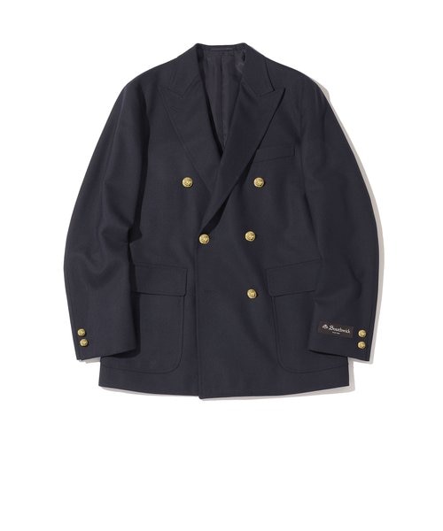 【美品】Southwick Gate Label ウール ブレザー　SHIPS Southwick Gate Label: ウール ネイビー ダブルブレザー｜シップスの