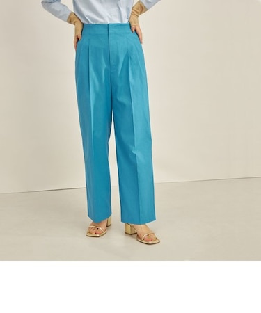 〈手洗い可能〉ドライ オックス ウエスト タック パンツ