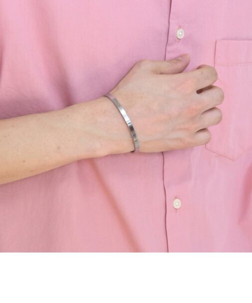 SHIPS any: ステンレス バングル◇