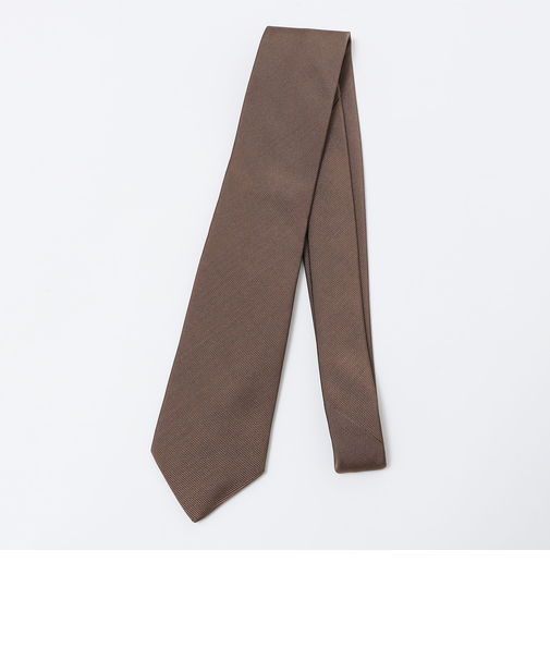 BREUER: シルク コットン モガドール 無地 ネクタイ