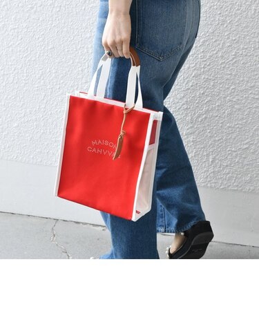 【SHIPS any一部別注カラー】MAISON CANVVAS: キャンバス ミニ トートバッグ