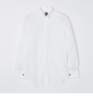 SHIPS:フォーマル フライフロント ダブルカフス シャツ