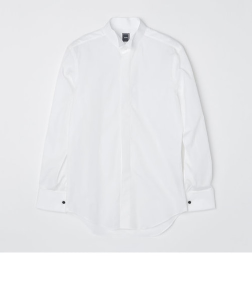 SHIPS:フォーマル フライフロント ダブルカフス シャツ