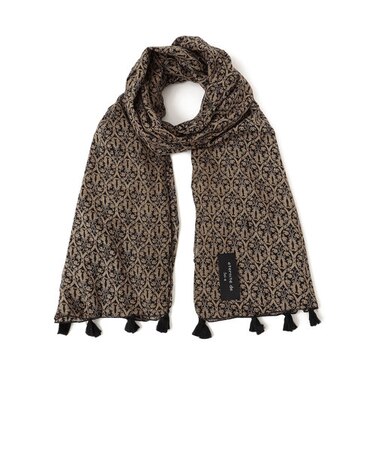 【SHIPS別注】Soi-e:ボイル フリンジ ストール