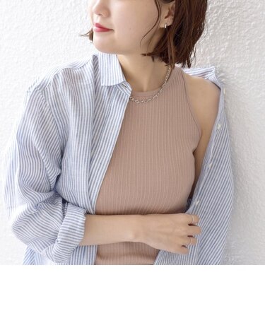 * アメリカンスリーブ リブ タンクトップ◇