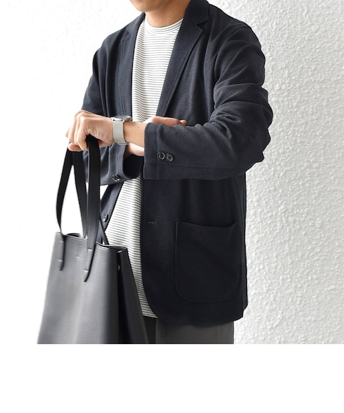 SHIPS any:〈洗濯機可能〉サマー ニット ジャケット 26SS◇｜シップス