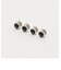 LOUIS FAGLIN: オニキス ブラック シルバー スタッズ 