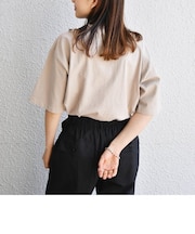 SHIPS any: ”COTTON USA”  ヘビーウェイト クルーネック ポケット Tシャツ