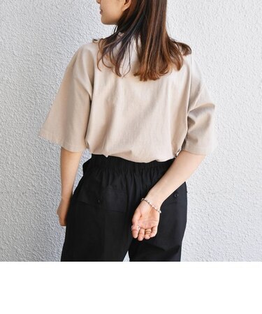 SHIPS any: ”COTTON USA”  ヘビーウェイト クルーネック ポケット Tシャツ