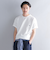 【WEB限定】SHIPS: ワンポイント ロゴ バーズアイ Tシャツ 24SS