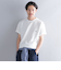 【WEB限定】SHIPS: ワンポイント ロゴ バーズアイ Tシャツ 24SS