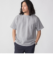 【WEB限定】SHIPS: ワンポイント ロゴ バーズアイ Tシャツ 24SS