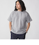 【WEB限定】SHIPS: ワンポイント ロゴ バーズアイ Tシャツ 24SS