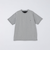 【WEB限定】SHIPS: ワンポイント ロゴ バーズアイ Tシャツ 24SS