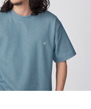 【WEB限定】SHIPS: ワンポイント ロゴ バーズアイ Tシャツ 24SS