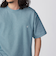 【WEB限定】SHIPS: ワンポイント ロゴ バーズアイ Tシャツ 24SS