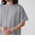 【WEB限定】SHIPS: ワンポイント ロゴ バーズアイ Tシャツ 24SS