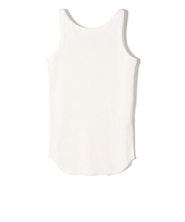 SHIPS Primary Navy Label:丸胴 テレコ タンクトップ