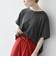 【WEB限定】SHIPS any:〈洗濯機可能〉ワッフル ワイド TEE