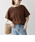 【WEB限定】SHIPS any:〈洗濯機可能〉ワッフル ワイド TEE