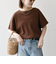 【WEB限定】SHIPS any:〈洗濯機可能〉ワッフル ワイド TEE