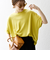 【WEB限定】SHIPS any:〈洗濯機可能〉ワッフル ワイド TEE