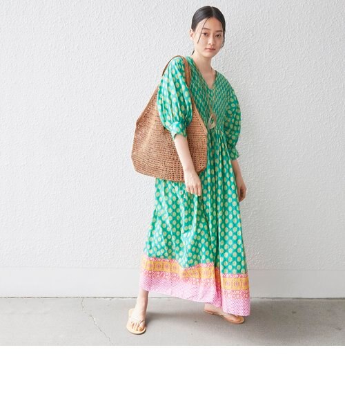 専用✨極美品✨SHIPS　シップス　ピンタック パネル プリント スカート SHIPS スカート ピンタック パネル プリント レディース