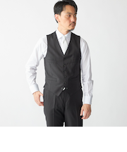 SHIPS: LORO PIANA FABRIC オーストラリス 無地 ベスト