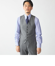 SHIPS: LORO PIANA FABRIC オーストラリス シャークスキン ベスト