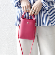 《一部予約》SHIPS any: 2WAY スクエア ミニ ショルダー バッグ