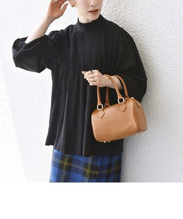 SHIPS any:〈洗濯機可能〉ピンタック フリル ネック シアー ブラウス