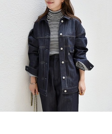 SHIPS any:〈洗濯機可能〉デニム ジャケット 23AW［SHIPS any DENIM］