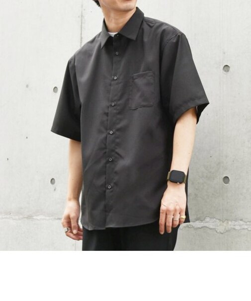 SHIPS any: 〈手洗い可能〉TW レギュラーカラー 半袖 シャツ ＜セットアップ対応＞