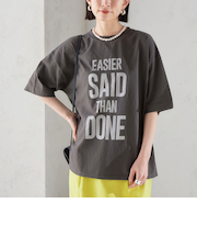 【SHIPS別注】81BRANCA:5分袖 ロゴ TEE 24SS