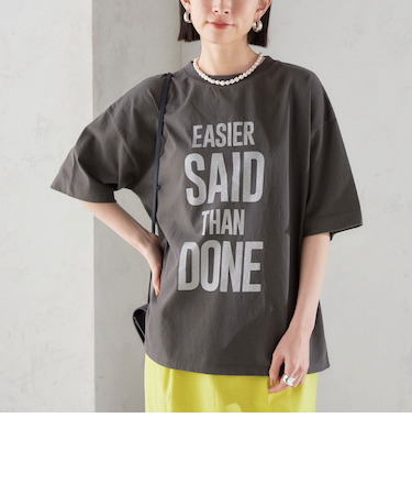 【SHIPS別注】81BRANCA:5分袖 ロゴ TEE 24SS