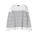 SHIPS Primary Navy Label:〈手洗い可能〉スヴィン ボーダー ボートネック ニット