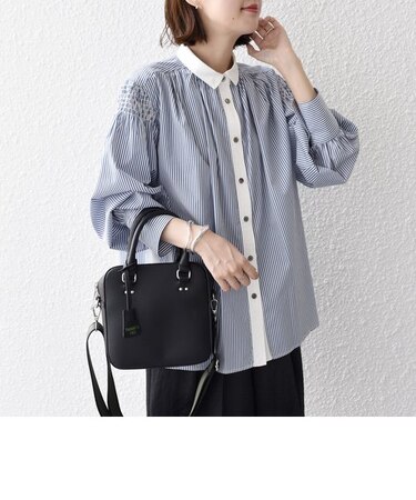* 〈着丈が選べる / 手洗い可能〉シャーリング ギャザー バック タック ブラウス ◇