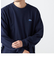 【SHIPS any別注】LACOSTE: ワンポイント ピケ クルーネック Tシャツ (ロンT)◇