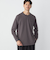 【WEB限定】SHIPS: テレワーク ビズ ガスコットン クルーネック ポケットTシャツ（ロンT）