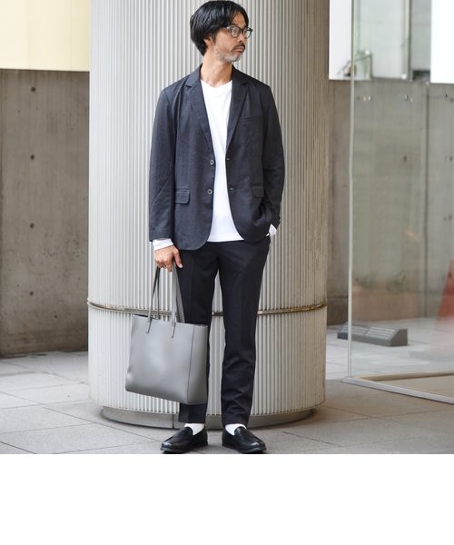 SHIPS any: 〈洗濯機可能〉ジャージー ポンチ セットアップ スーツ