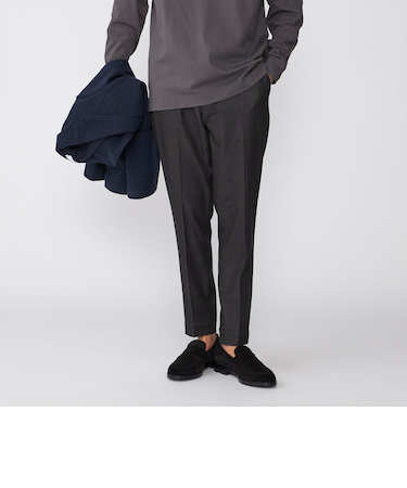 【WEB限定】SHIPS: WONDER デニムライク スラックス