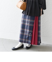 O'NEIL OF DUBLIN: コンビ キルト スカート 23AW (83cm)