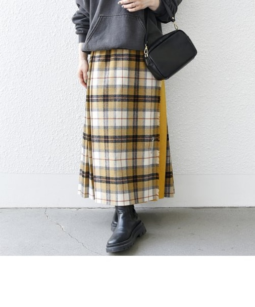 O'NEIL OF DUBLIN: コンビ キルト スカート 23AW (83cm)