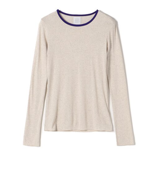 GGG:Fresca ライト リブ クルーネック ロング スリーブ