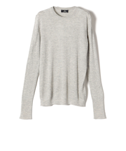 SHIPS Primary Navy Label:シルク カシミヤ プルオーバー