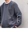 SHIPS any: パールワッフル フェイクレイヤード Tシャツ (ロンT)◇