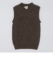 【SHIPS別注】knitbrary: アルパカ Vネック ニットベスト